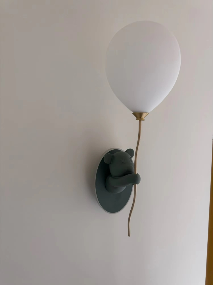 Led Balloon Light - 크리 에이 티브 베어 벽 조명