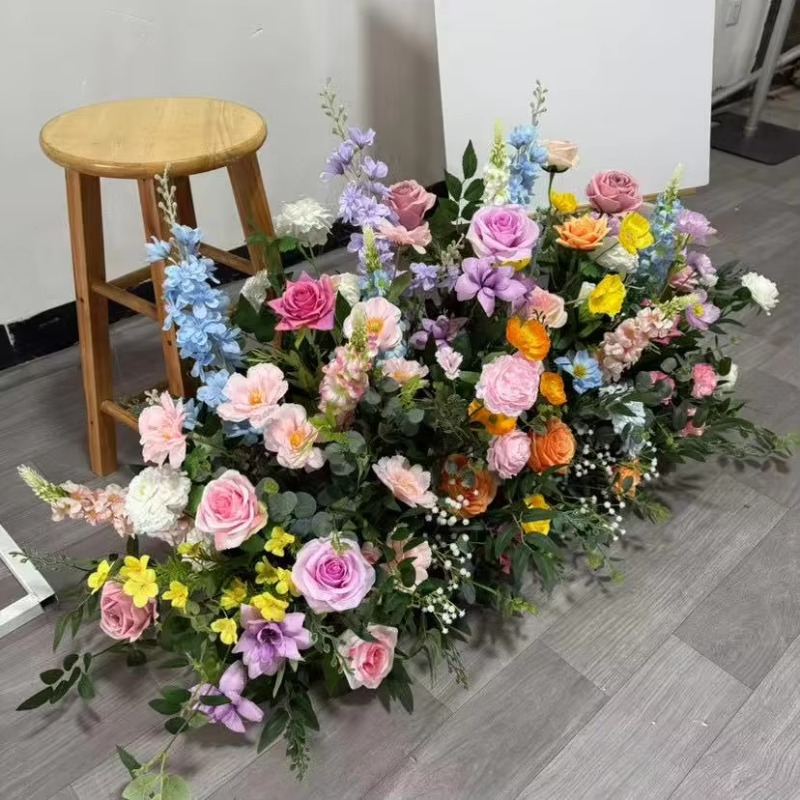 흰색과 녹색의 꽃무늬 스트립, 웨딩 플라워 패스, 디저 - Dessert Table Backdrop 리뷰 및 가격