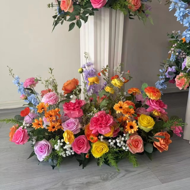 흰색과 녹색의 꽃무늬 스트립, 웨딩 플라워 패스, 디저 - Dessert Table Backdrop 리뷰 및 가격