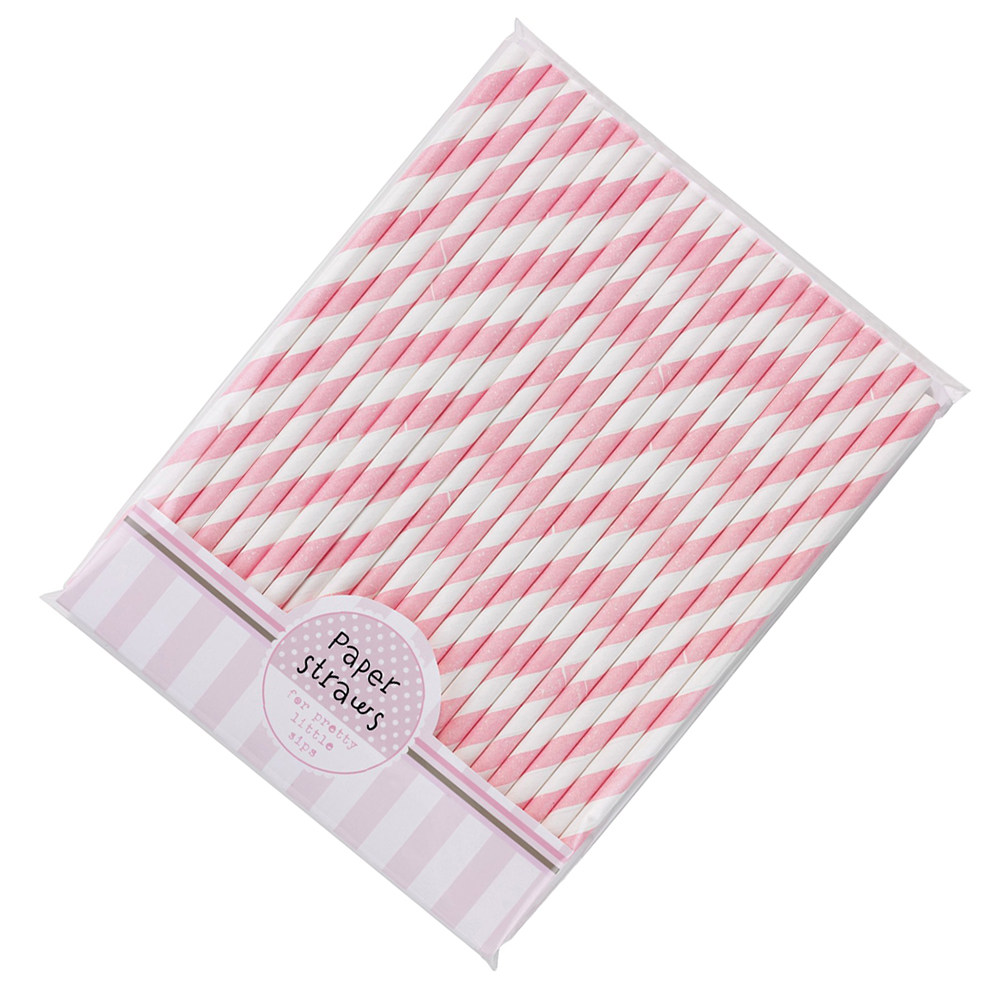 30Pcs 친환경 종이 줄무늬 빨대 핑크 화이트 다채로 - Paper Straw Color 리뷰 및 가격