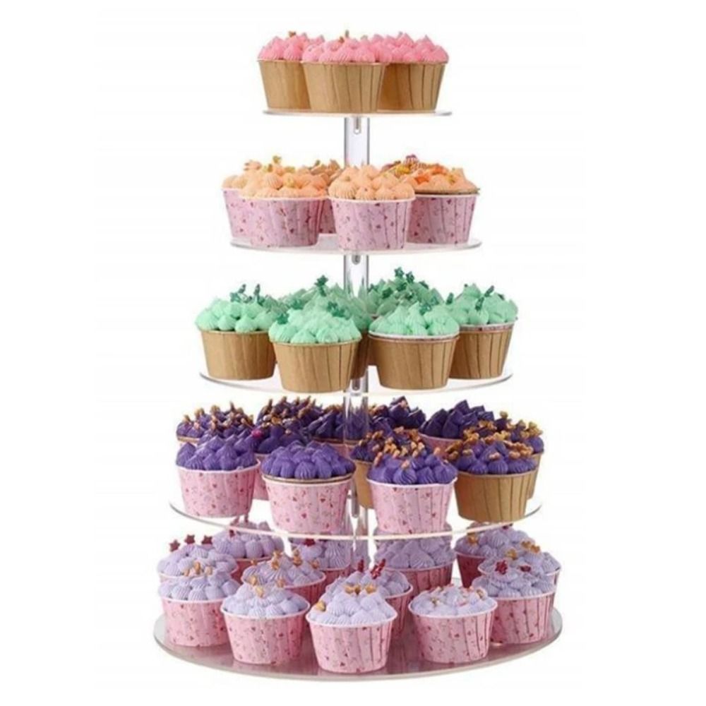 투명 아크릴 컵케이크 스탠드 분리형 디자인 3/4/5단 - Cupcake Stand Tier 리뷰 및 가격