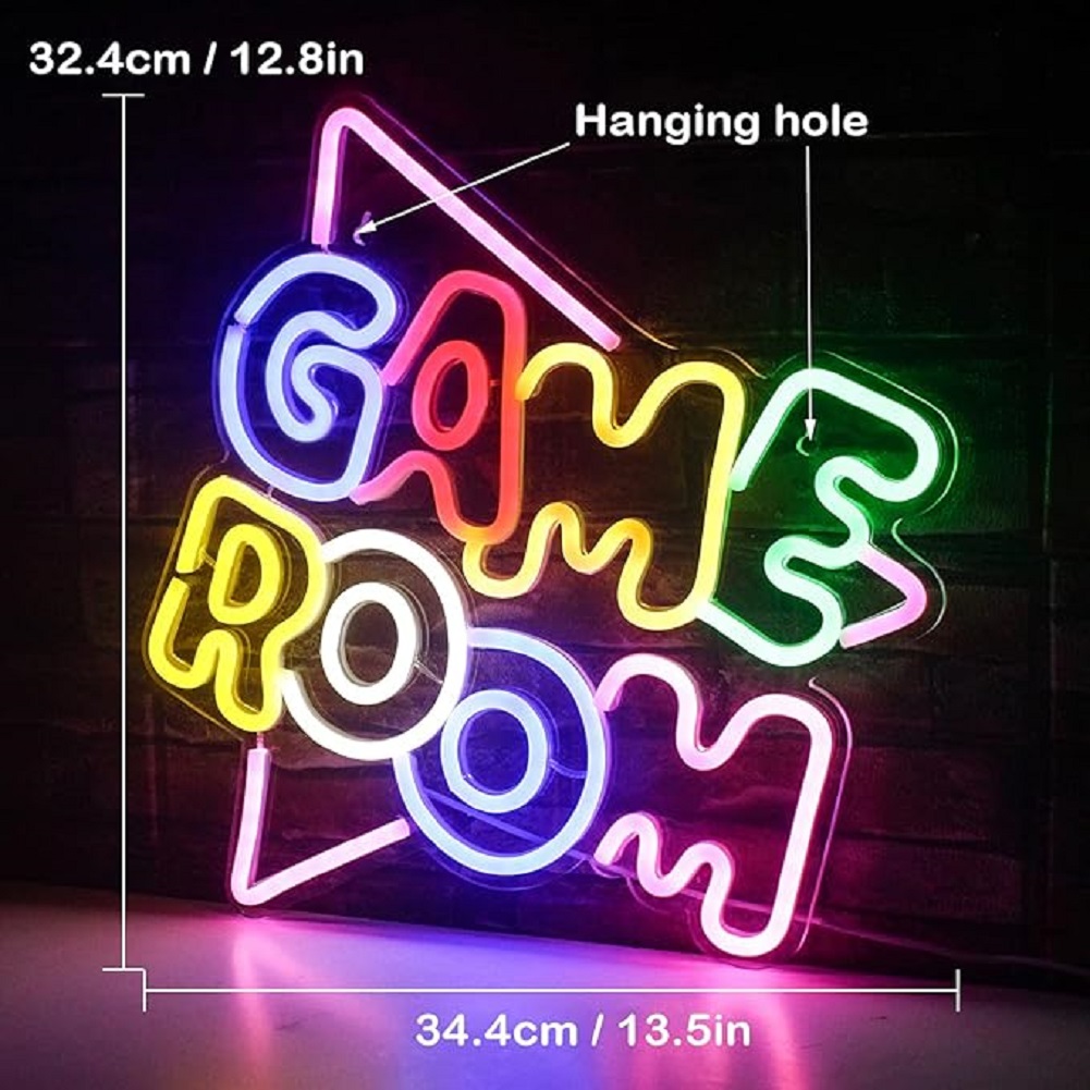 게임룸 네온사인 맞춤 제작 가능한 화려한 LED 네온  - Neon Sign Party 리뷰 및 가격