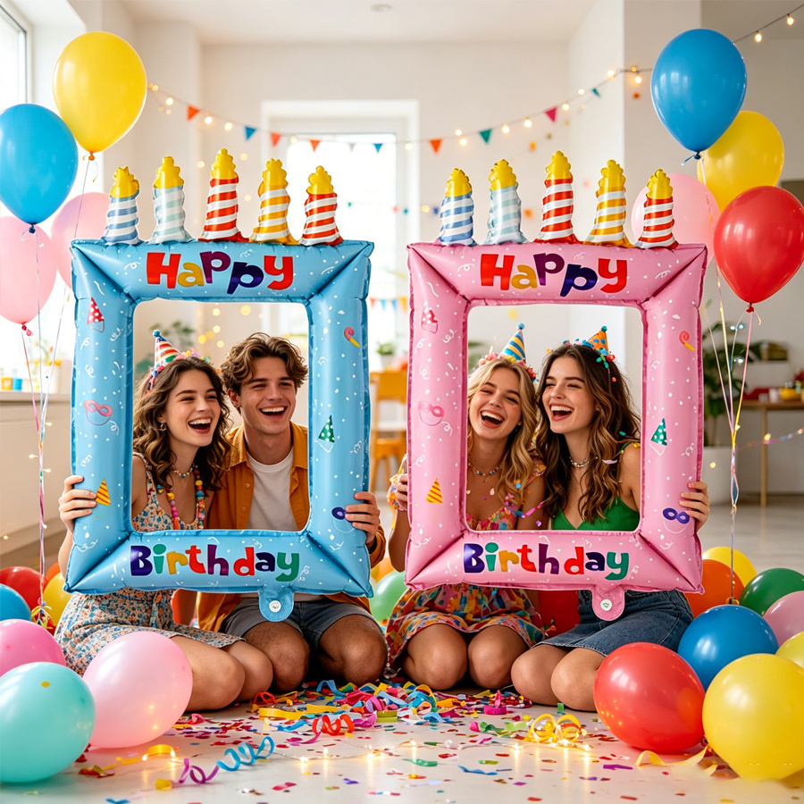 28인치 공주 테마 풍선 사진 프레임 - 포일 셀카 부 - Photo Booth Frame 리뷰 및 가격