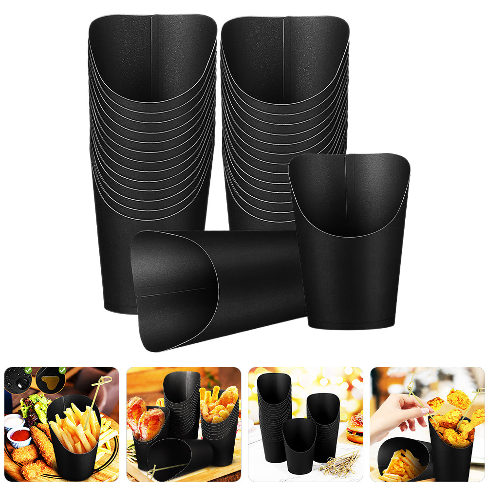 50개 크라프트 종이 프렌치 프라이 컵, 감자튀김, 사 - Plastic Cup 50Pcs 리뷰 및 가격