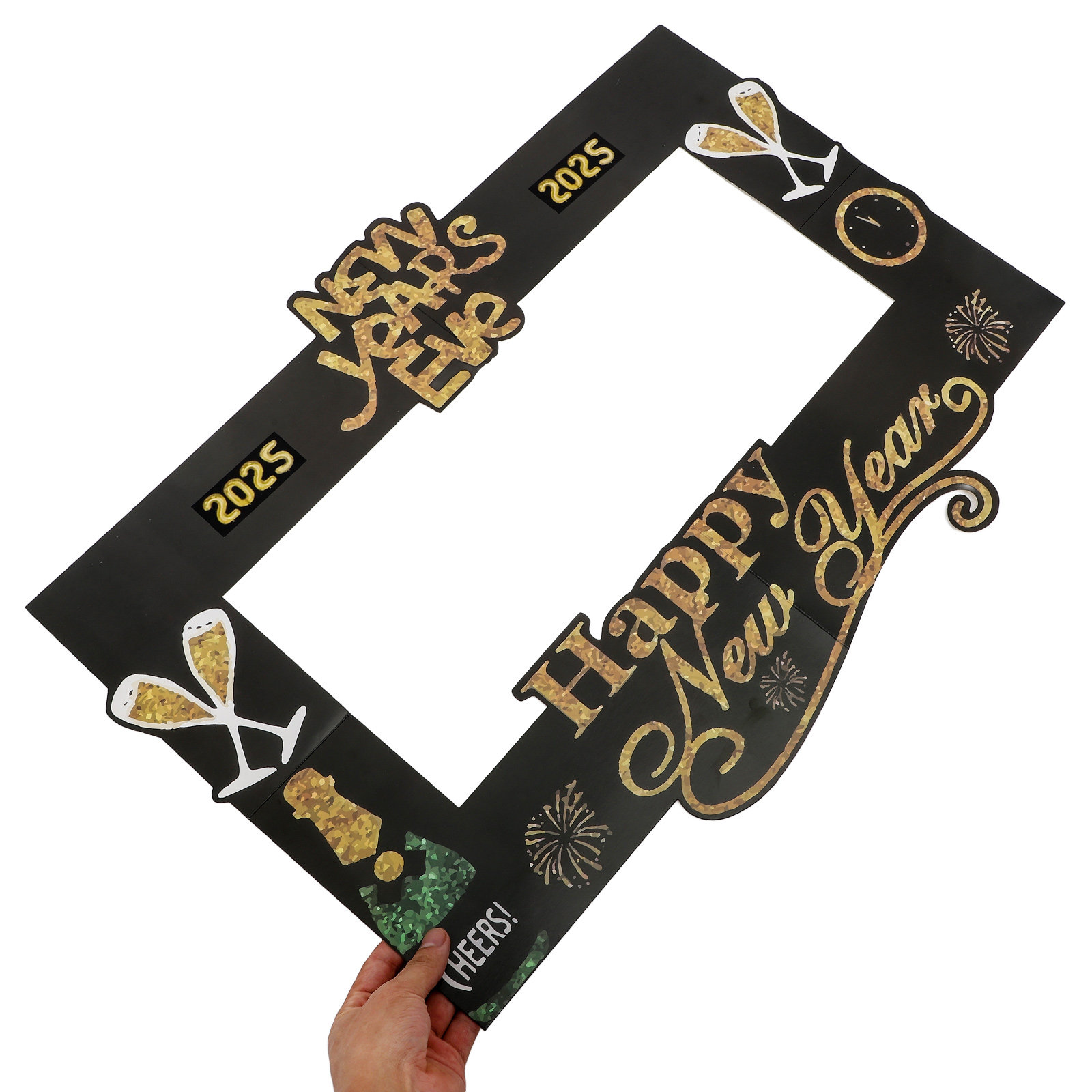 2025 새해 사진 소품 휴대용 사진 프레임 튼튼한 휴 - Photo Booth Frame 리뷰 및 가격
