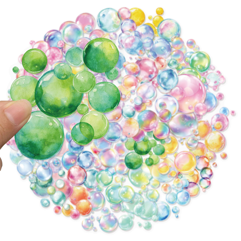 50PCS 다채로운 버블 다채로운 낙서 스티커, 전화  - Plastic Cup 50Pcs 리뷰 및 가격