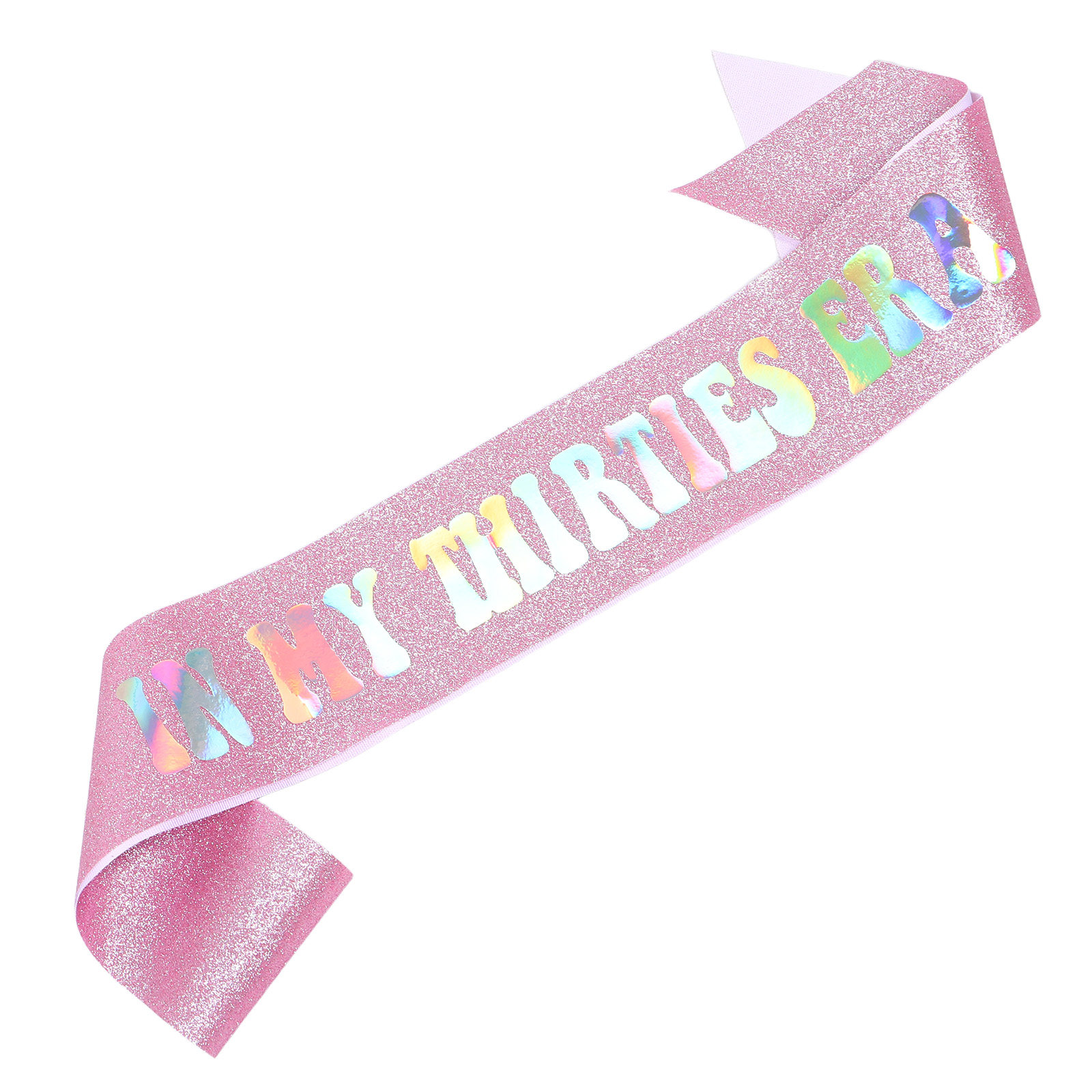 30대 시절 여성용 생일 띠, 반짝이는 무지개빛 숄더  - Birthday Sash Glitter 리뷰 및 가격