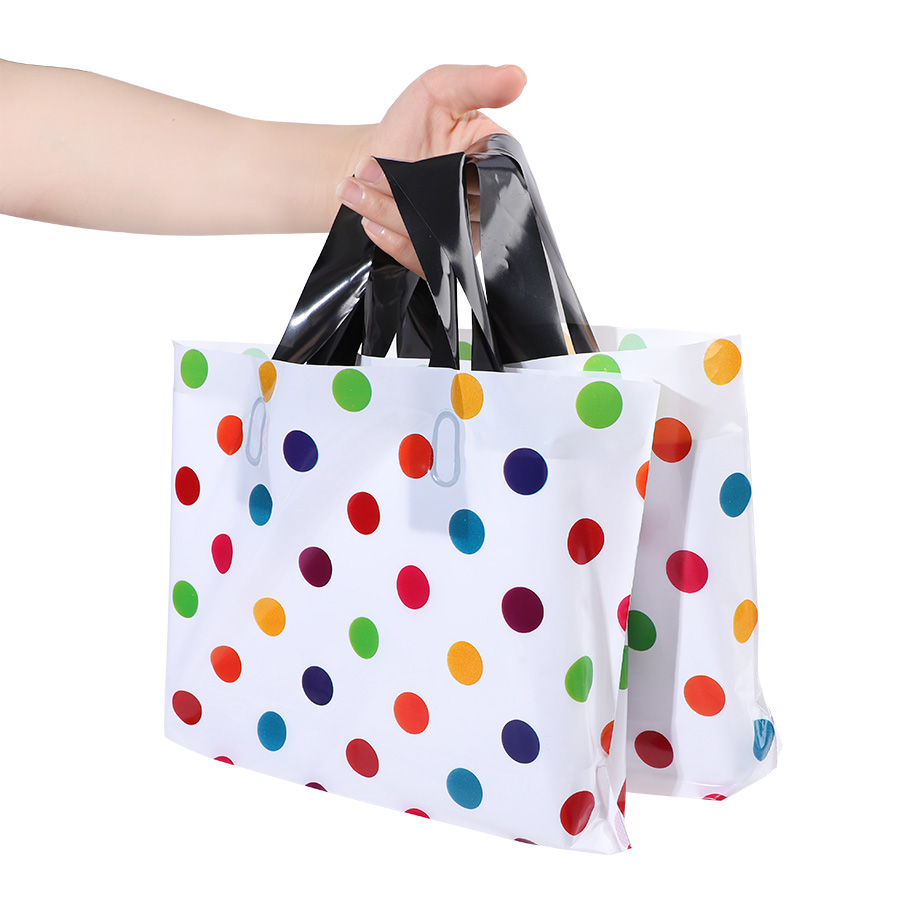18Pcs 폴카 도트 토트 백 손잡이가있는 두꺼운 대형 - Party Event Supply Store 리뷰 및 가격