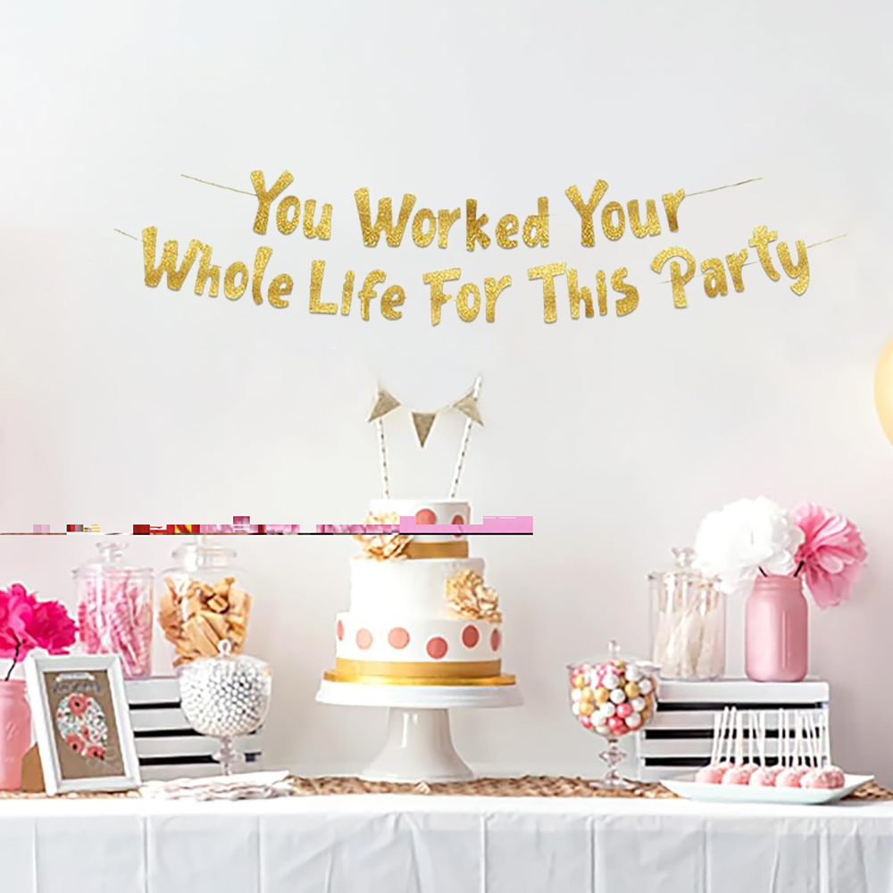 이 파티를 위해 당신이 평생을 바른 노력이 담긴 휴가  - Party Banner Gold 리뷰 및 가격